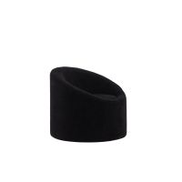 Nuko fauteuil - teddy - zwart