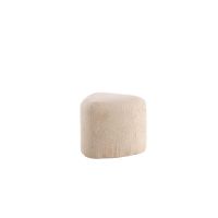 Troy poef - teddy - beige