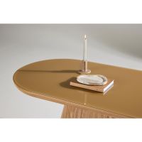 Violetta ovale salontafel - 60 x 120 cm - naturel