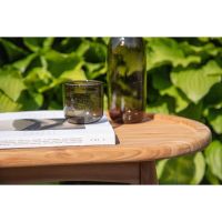 Deniz ovale bijzettafel - 40 x 60 cm - naturel