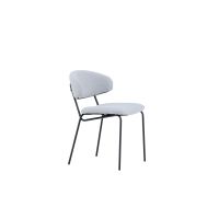 Tiko eetkamerstoel - boucle - lichtblauw