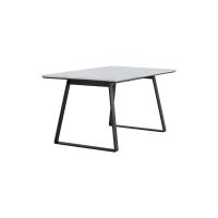 Ravo rechthoekige eettafel - 140 x 90 cm - marmer - wit