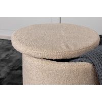 Blaze poef - teddy - beige