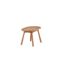 Deniz ovale bijzettafel - 40 x 60 cm - naturel