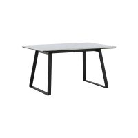 Ravo rechthoekige eettafel - 140 x 90 cm - marmer - wit