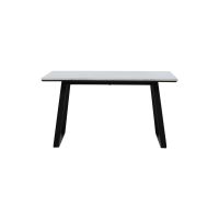 Ravo rechthoekige eettafel - 140 x 90 cm - marmer - wit