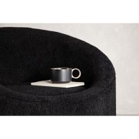 Nuko fauteuil - teddy - zwart