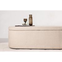 Ziva poef - 130 cm - off white