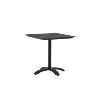 Svea Eduardo vierkante bistrotafel - 70 x 70 cm - zwart