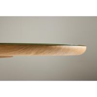 Violetta ovale eettafel - 90 x 200 cm - naturel