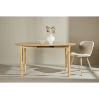 Fiorella ronde eettafel uitschuifbaar - ø110 cm - naturel