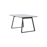 Ravo rechthoekige eettafel - 140 x 90 cm - marmer - wit