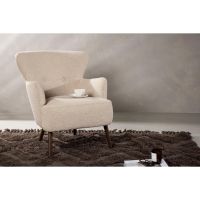 Mino fauteuil - boucle - beige