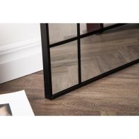 Giada rechthoekige spiegel - 90 x 180 cm - zwart