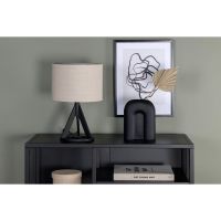 Riva ronde tafellamp - linnen