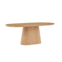 Violetta ovale eettafel - 90 x 200 cm - naturel