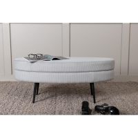 Svea Axel hocker - rib - grijs