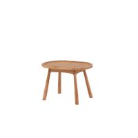 Deniz ovale bijzettafel - 40 x 60 cm - naturel