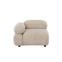 Giuliana zitgedeelte met zijkant rechts - beige