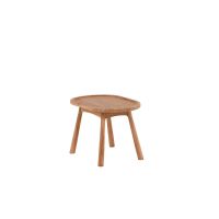 Deniz ovale bijzettafel - 40 x 60 cm - naturel