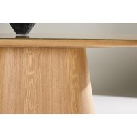 Violetta ovale eettafel - 90 x 200 cm - naturel