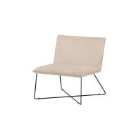Svea Piva fauteuil - velvet - beige