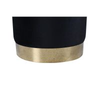 Remi poef - velvet - zwart