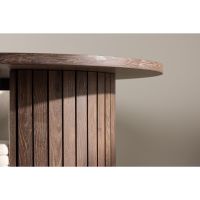 Niko ovale eettafel - 90 x 200 cm - mokka