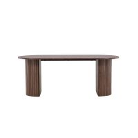 Niko ovale eettafel - 90 x 200 cm - mokka