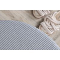 Blaze poef - rib - grijs