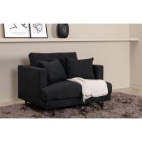 Svea Ruma fauteuil - zwart