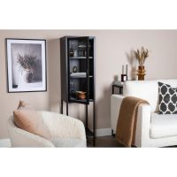 Svea Zivo vitrinekast - 40 x 150 cm - zwart