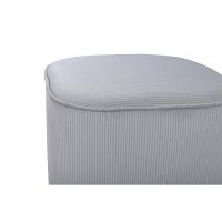 Svea Arlo poef - rib - grijs