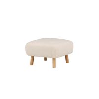 Kai poef - teddy - wit