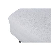 Svea Kira hocker - teddy - wit