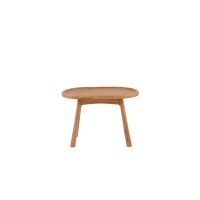 Deniz ovale bijzettafel - 40 x 60 cm - naturel