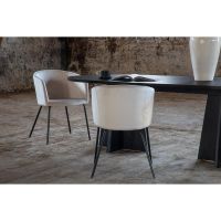 Liro deens ovale eettafel - 230 x 115 cm - zwart