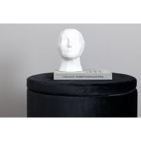 Blaze poef - velvet - zwart