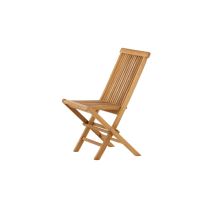 Khalid inklapbare - tuinstoel - teakhout - naturel