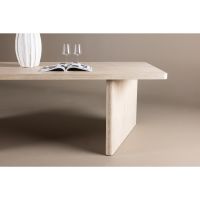 Saverio rechthoekige eettafel - 100 x 240 cm - beige