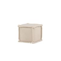 Rex hocker - fleece - wit