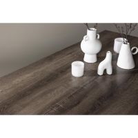 Mako rechthoekige eettafel - 180 x 90 cm - donkerbruin/wit