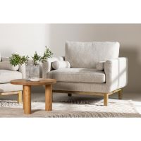 Nasser fauteuil - boucle - beige