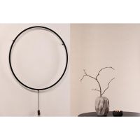 Mira ronde wandlamp - ø 100 cm - zwart