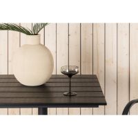 Svea Eduardo vierkante bistrotafel - 70 x 70 cm - zwart