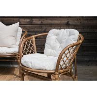 Svea Matteo loungeset - Loungestoelen walnoot - rattan