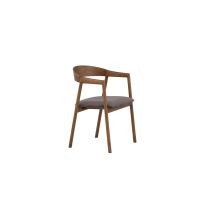 Zako eetkamerstoel - eiken & velvet