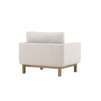 Nasser fauteuil - boucle - beige