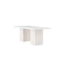 Nelo rechthoekige eettafel - 200 x 90 cm - whitewash