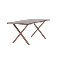 Malik organische eettafel - 180 x 90 cm - walnootlook